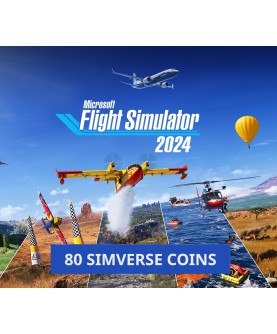 Microsoft Flight Simulator 2024 - 80 Simverse Coins DLC Xbox Series X|S / PC MS Store (PC) Key EUROPE